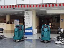 盘锦市人民医院洗地机应用案例